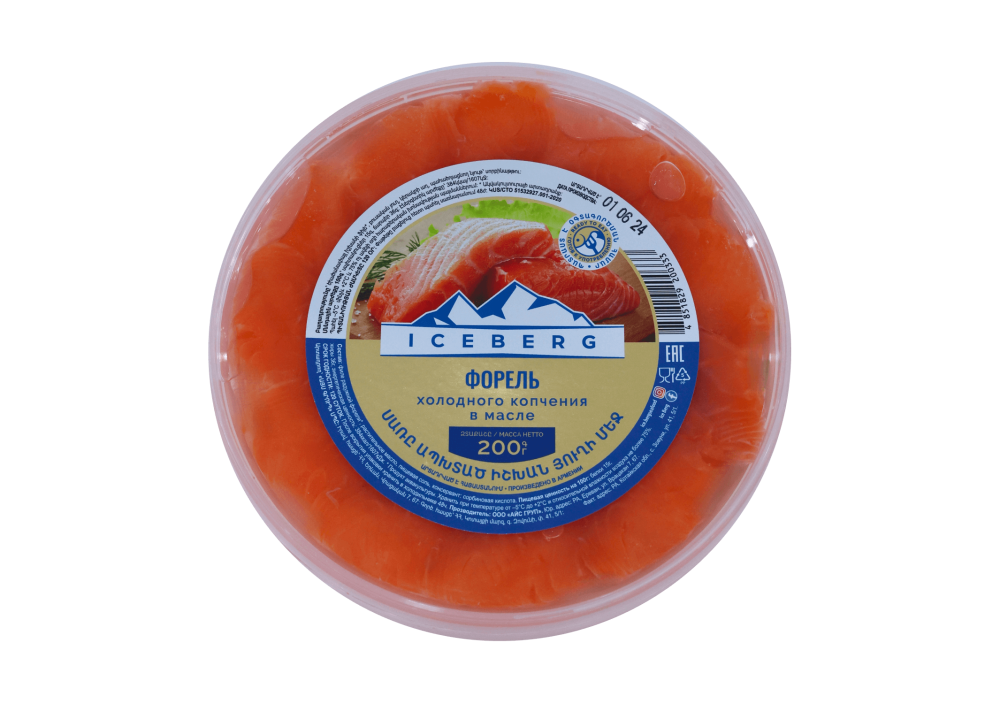 Սառը ապխտած իշխան յուղի մեջ 200գ